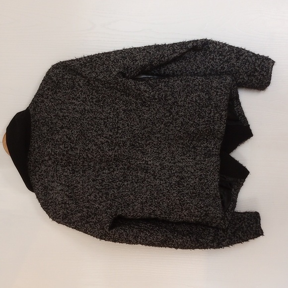 GAP Black and White Wool Blend Tweed Boucle Jacket size small - Picture 6 of 7